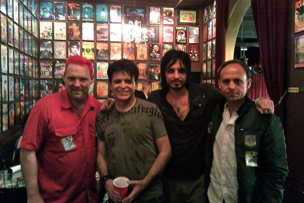 Pictured Left to Right: Mitch Thomas of Soundtoys, Gary Numan, Ade Fenton, Ken Bogdanowicz, Soundtoys founder and owner.