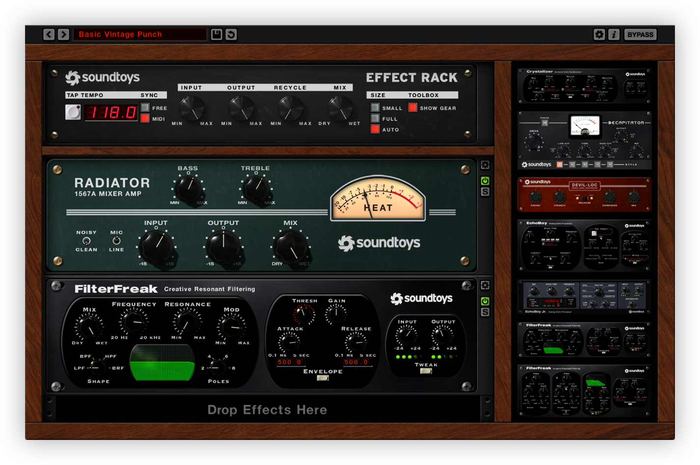 Effect Rack - Soundtoys