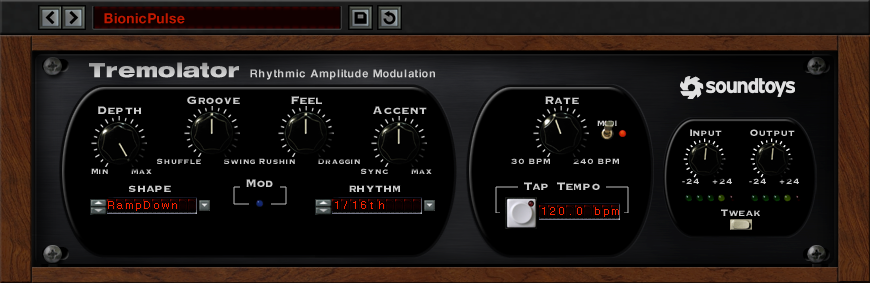 Tremolator screenshot