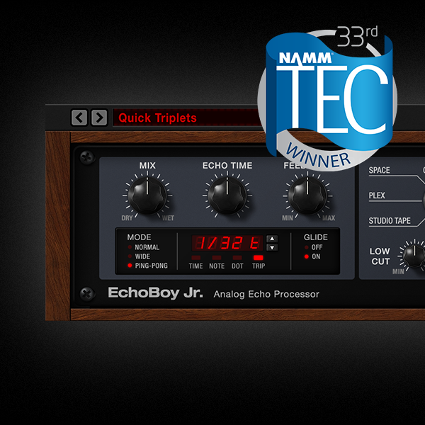 EchoBoy Jr. Wins NAMM TEC Award